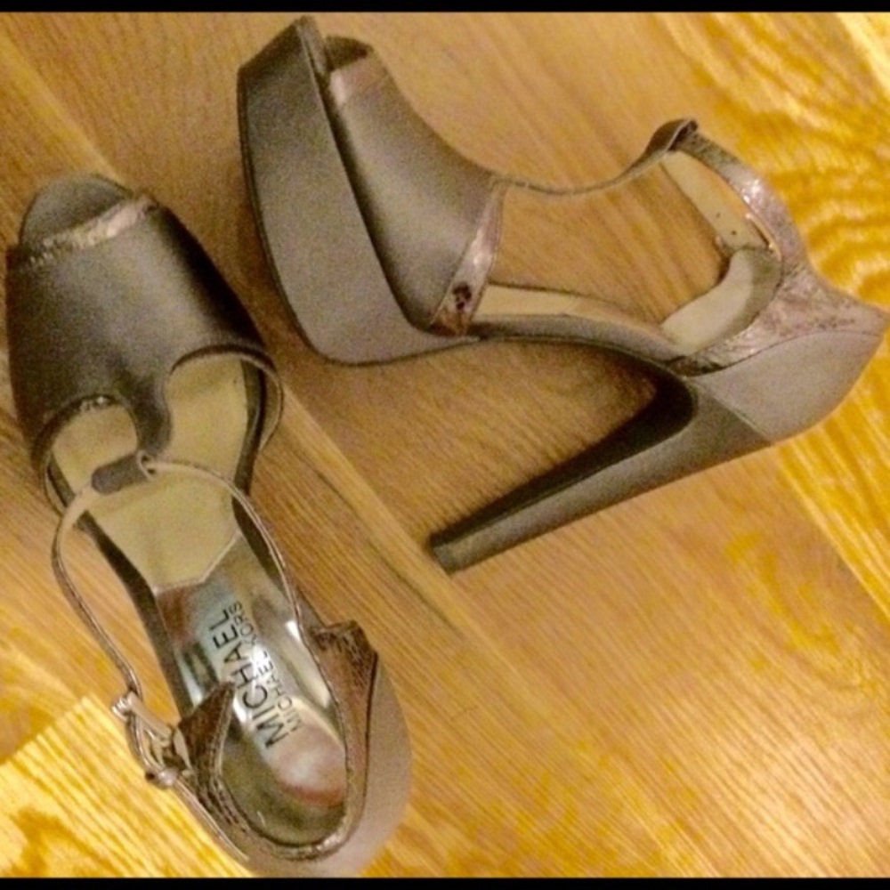 Michael Kors Silver Heels